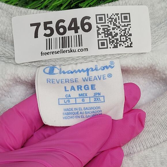 Vintage SDSU Sweatshirt Large 23x26 Champion Arch Y2K - Picture 7 of 14